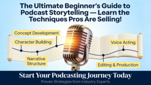 The Ultimate Beginner’s Guide to Podcast Storytelling — Learn the Techniques Pros Are Selling!