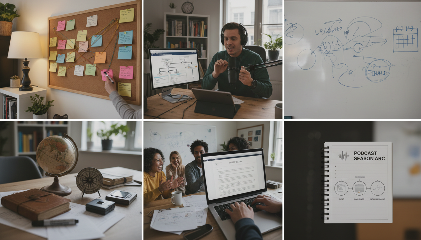 How to Storyboard Your Podcast Season: A Guide to Multi-Episode Arcs